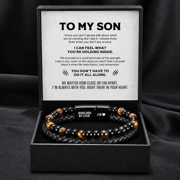 Son's Shield – Tiger Eye Bracelet