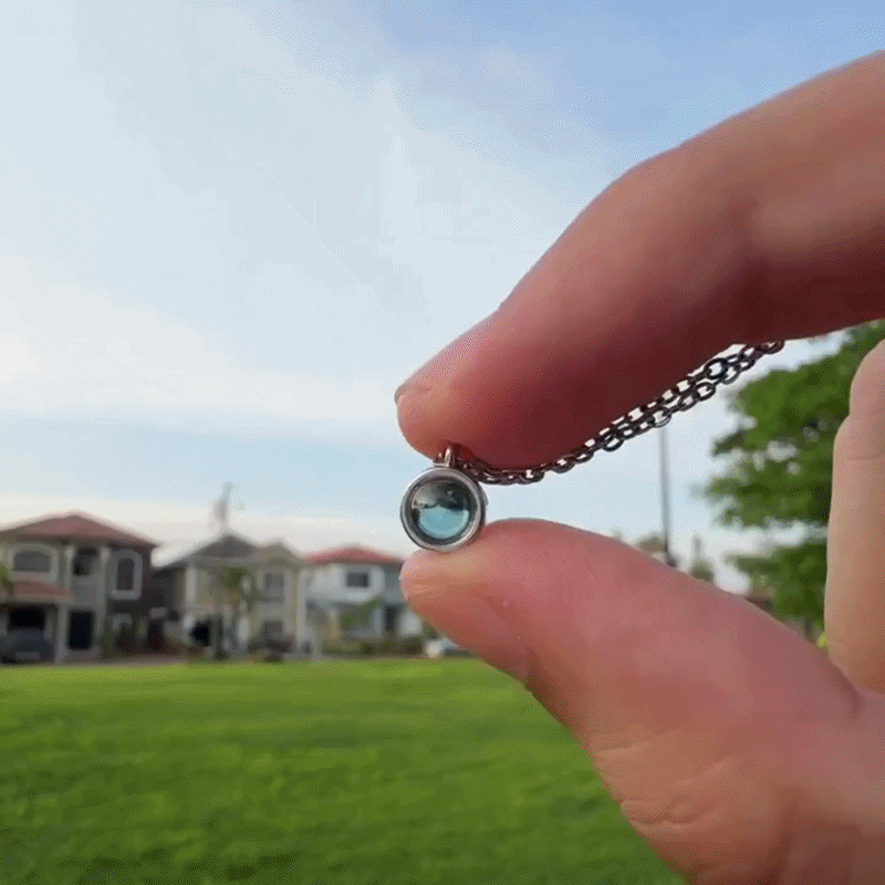 Forever Paw Projection Necklace