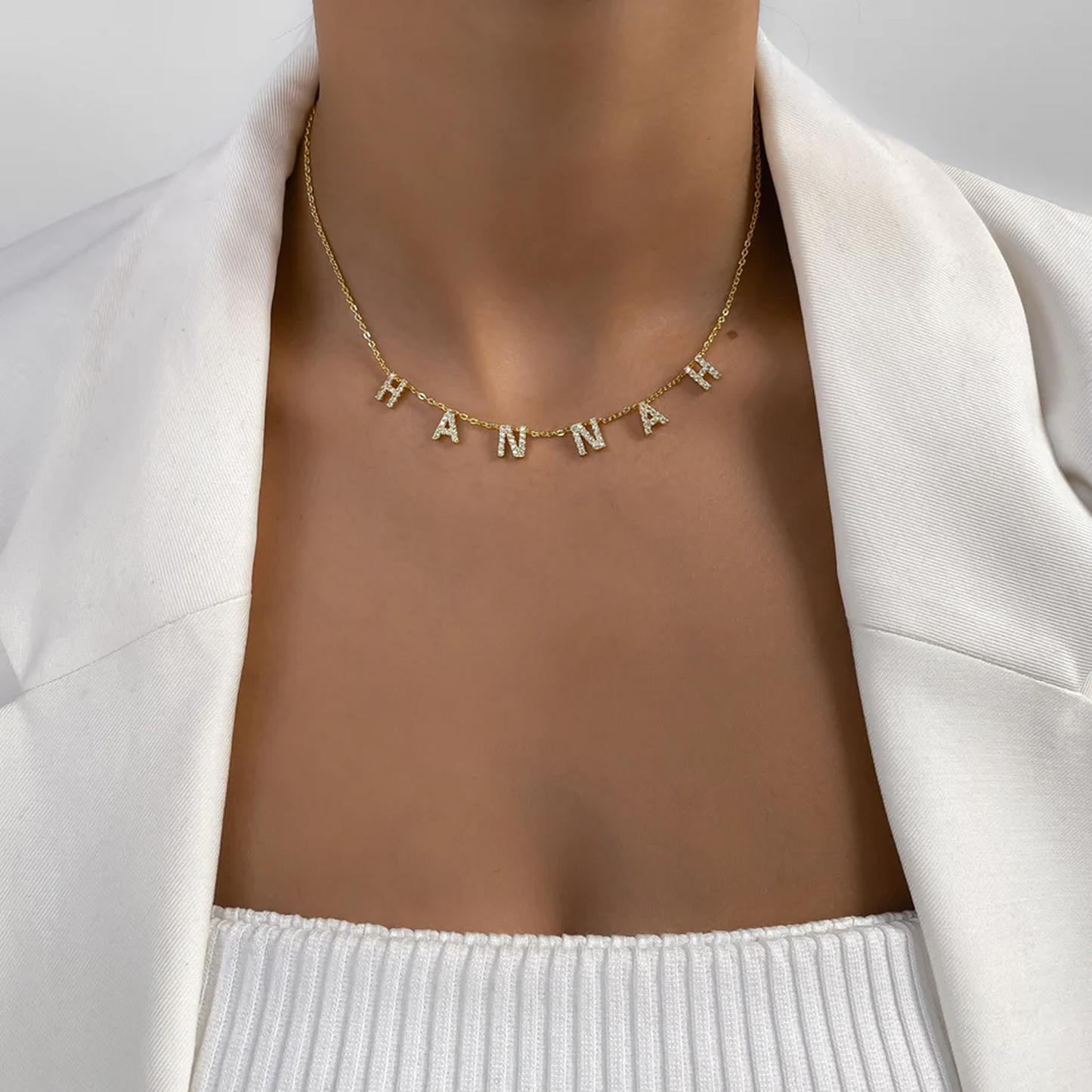 Diamond Name Necklace
