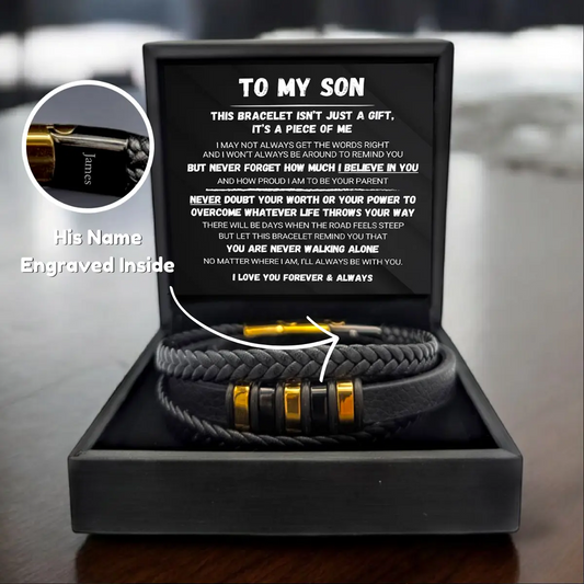 To My Son – Never Alone Bracelet
