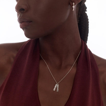Vertical Name Necklace